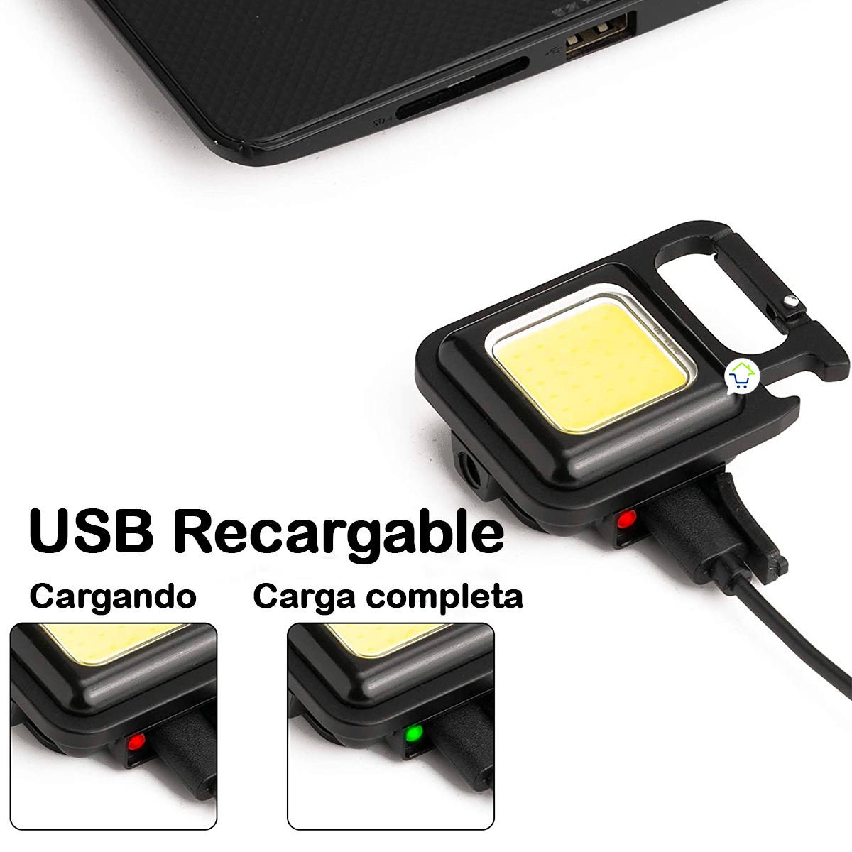 Miniatura 5 de Mini Linterna Led Llavero Portatil C18